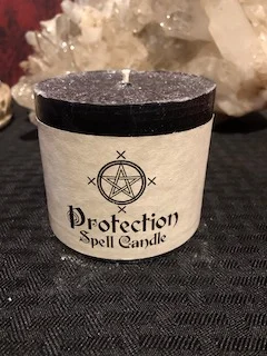Crow Haven Corner Protection Candle Small Pillar