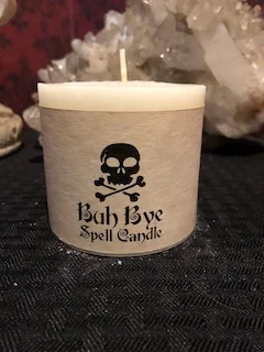 Crow Haven Corner Buh Bye Candle Small Pillar