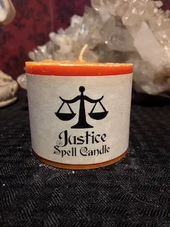 Crow Haven Corner Justice Candle Small Pillar