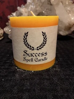 Crow Haven Corner Success Candle Small Pillar