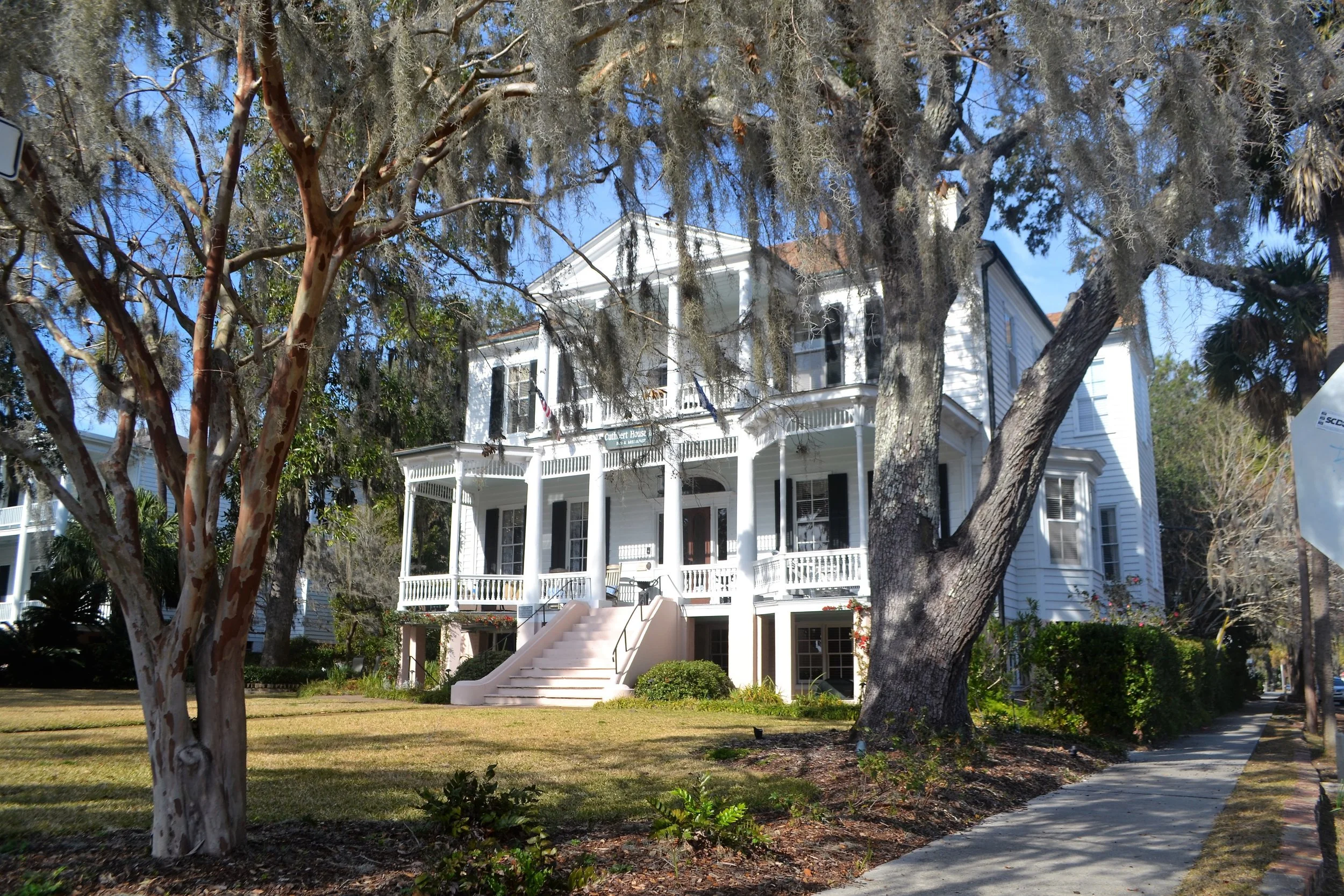 Antebellum-style home in Beaufort, South Carolina