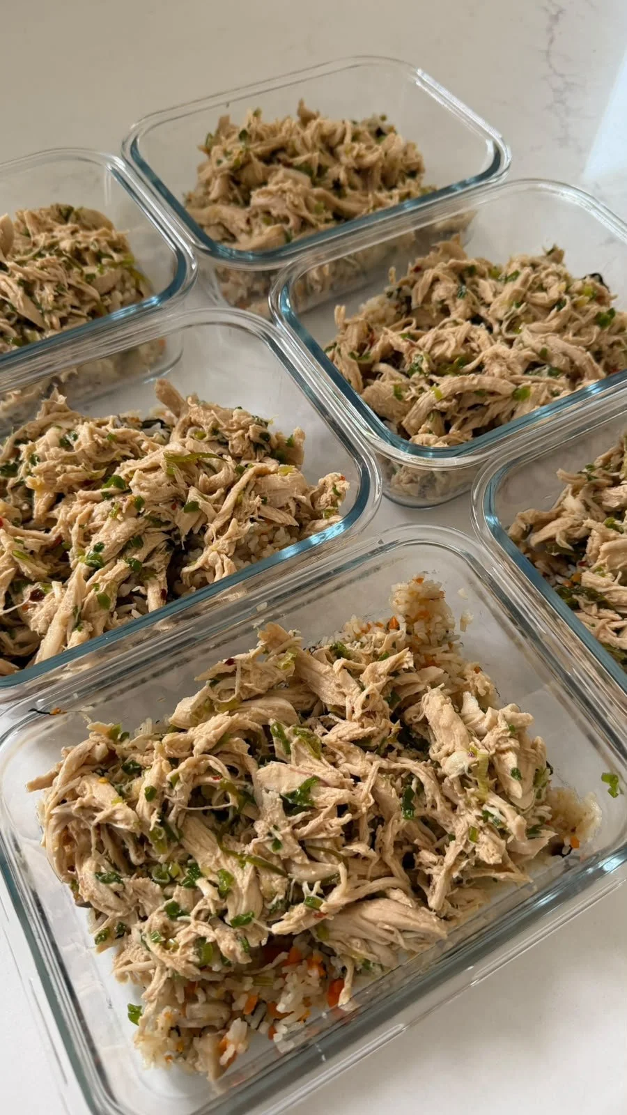 Chinese Scallion Chicken Meal Prep