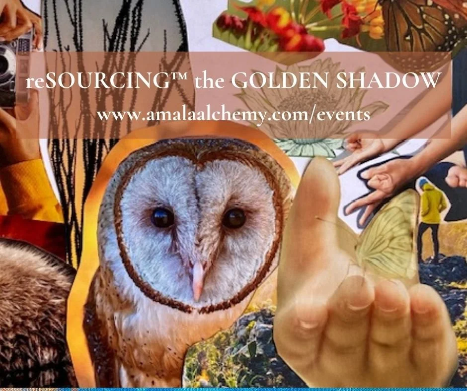 Soulful Somatics Collage Discovery Process - reSOURCING the Golden Shadow