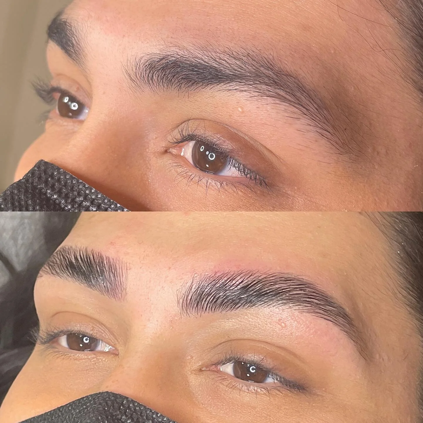 Brow Lamination and shaping. GENDER AFFIRMING SERVICES ALL DAY EVERY DAY @sutrogold 
______
#browlamination #browbom #sanfrancisco #eyebrows #fluffybrows #sutrogold&trade;️ #bayarea #oakland #queerowned