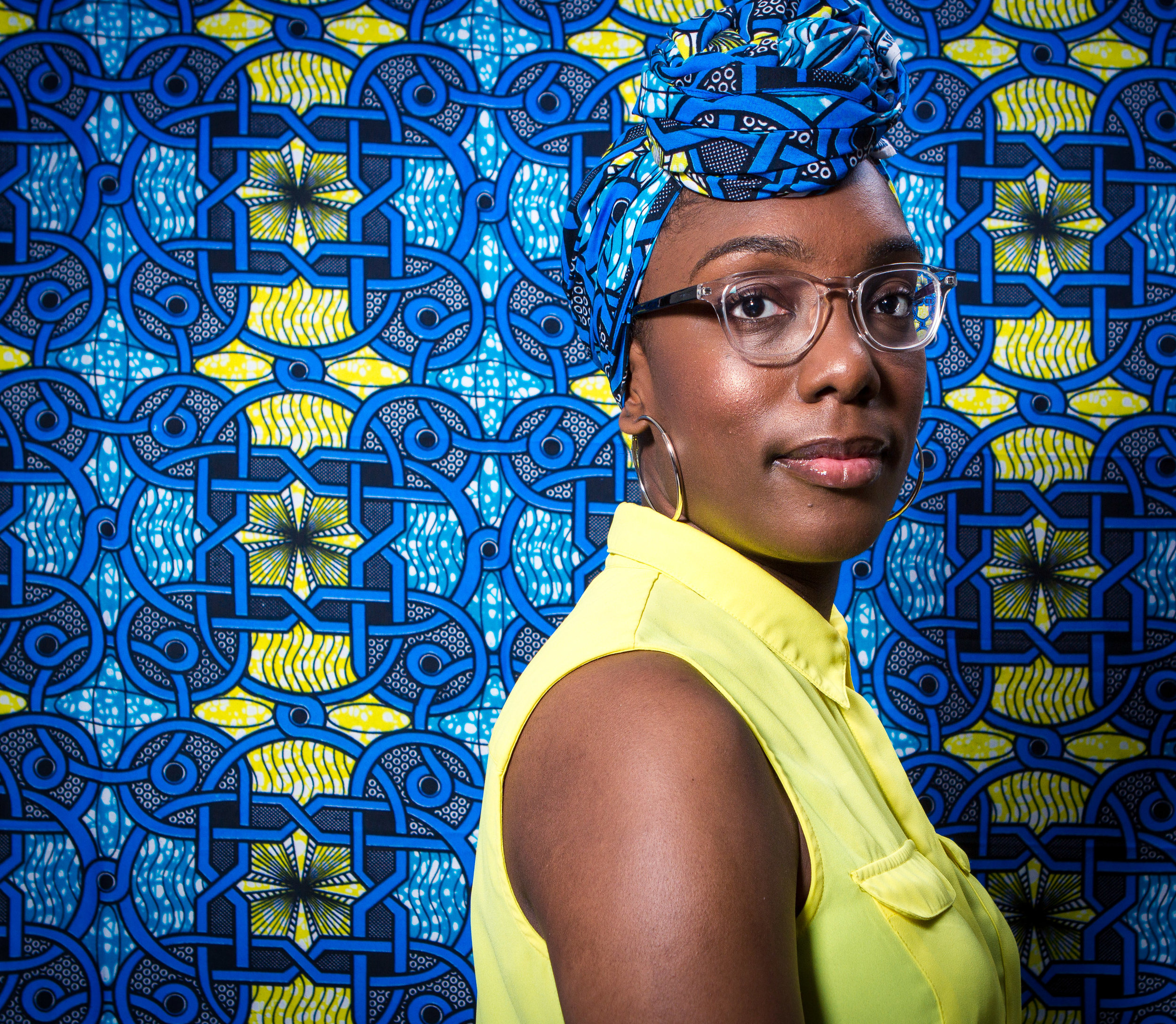 Close-up head shot co-Founder Karla Williams. Photo by Falana Photography.jpg