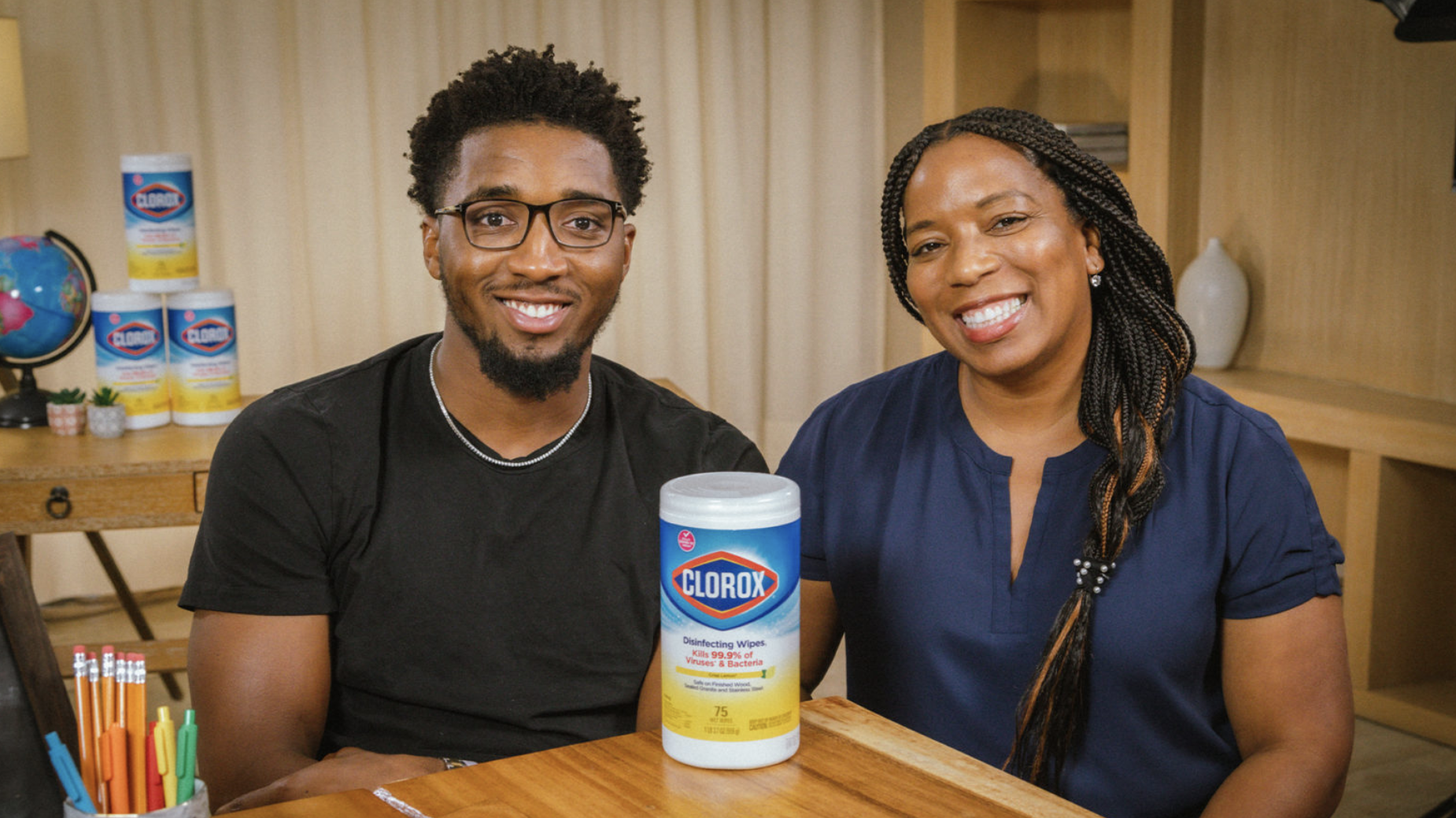 Donovan Mitchell Teams Up with Clorox to Support Teachers with $1M Donation