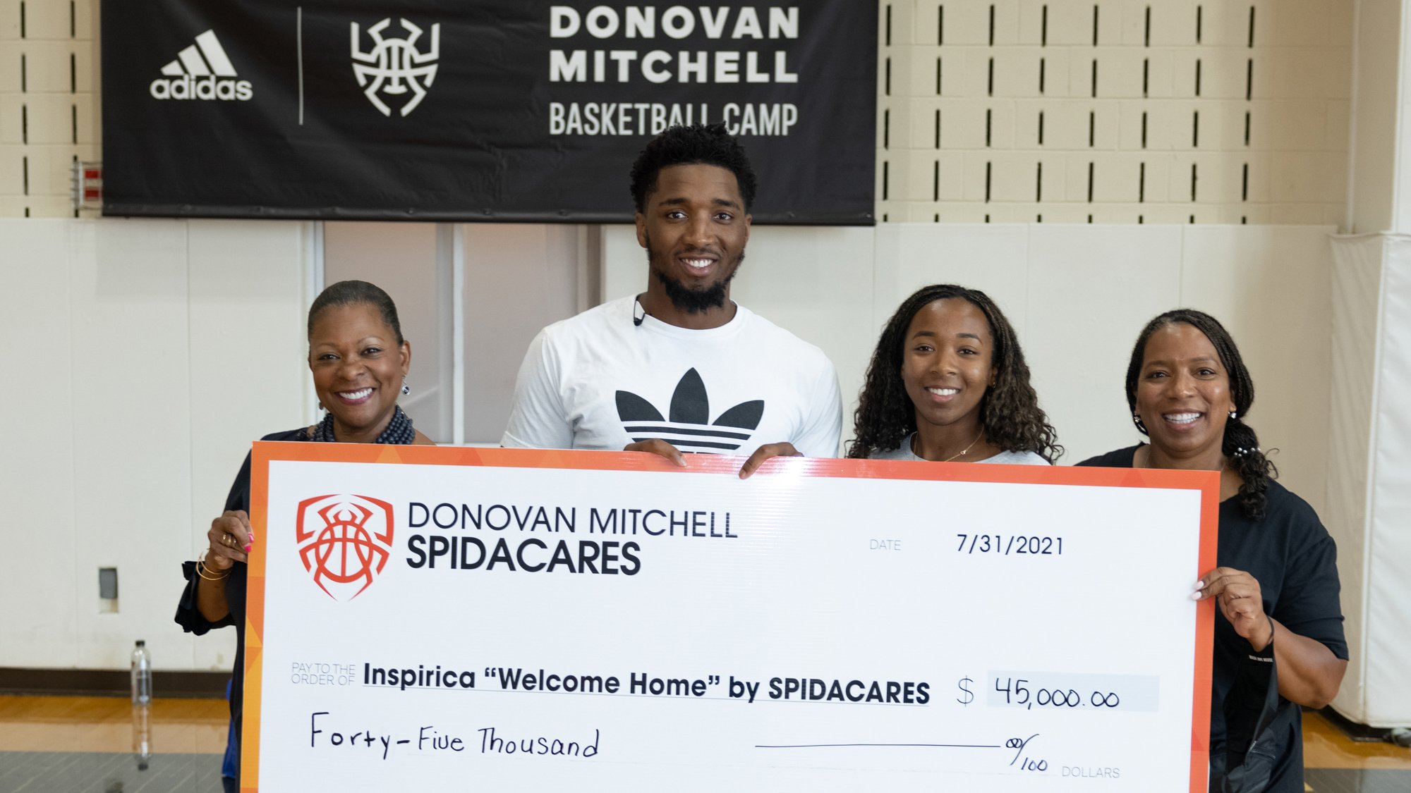 Donovan Mitchell Basketball Camp Donates Proceeds to Help End Homelessness