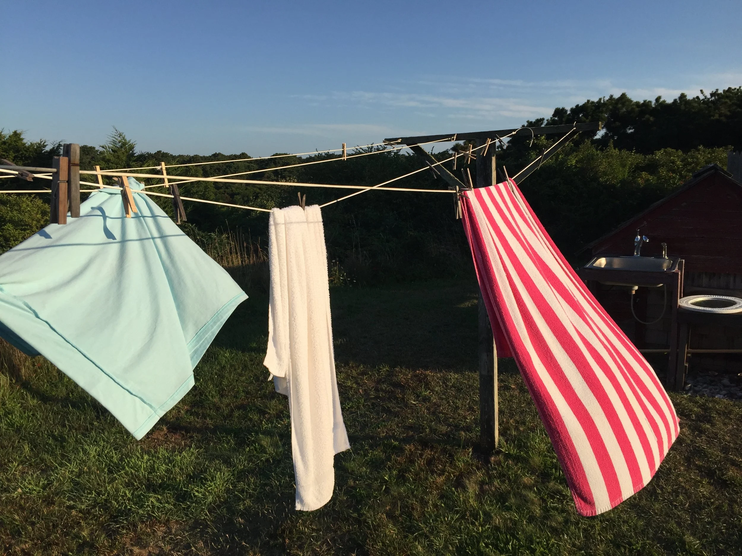 Wash day when traveling