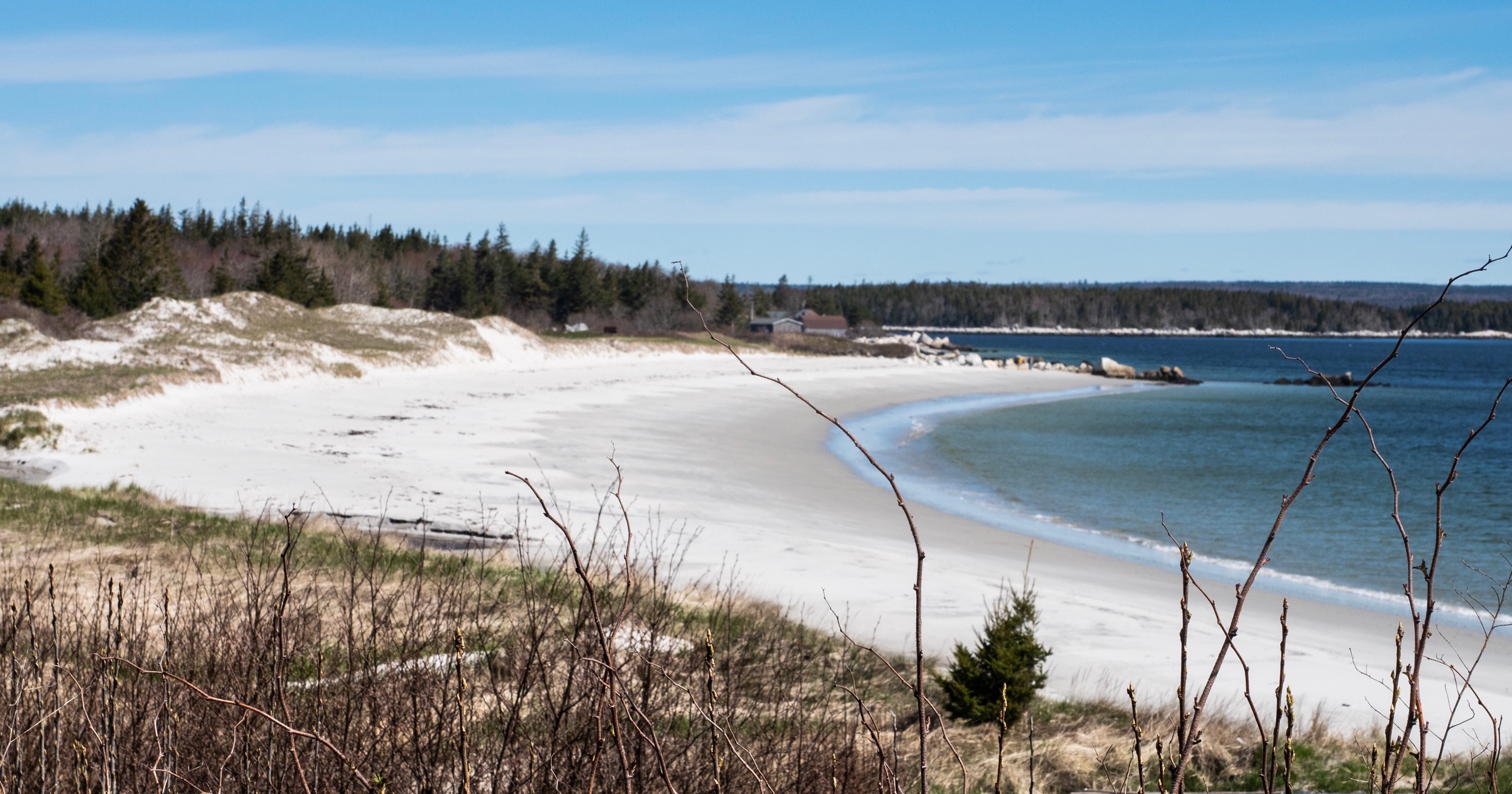 This beach was so commonly ordinary for this area along the southwestern coast, I could not even find a name for it. All of the more notable beaches were in Provincial Parks that, unfortunately, we’re still closed for the season.