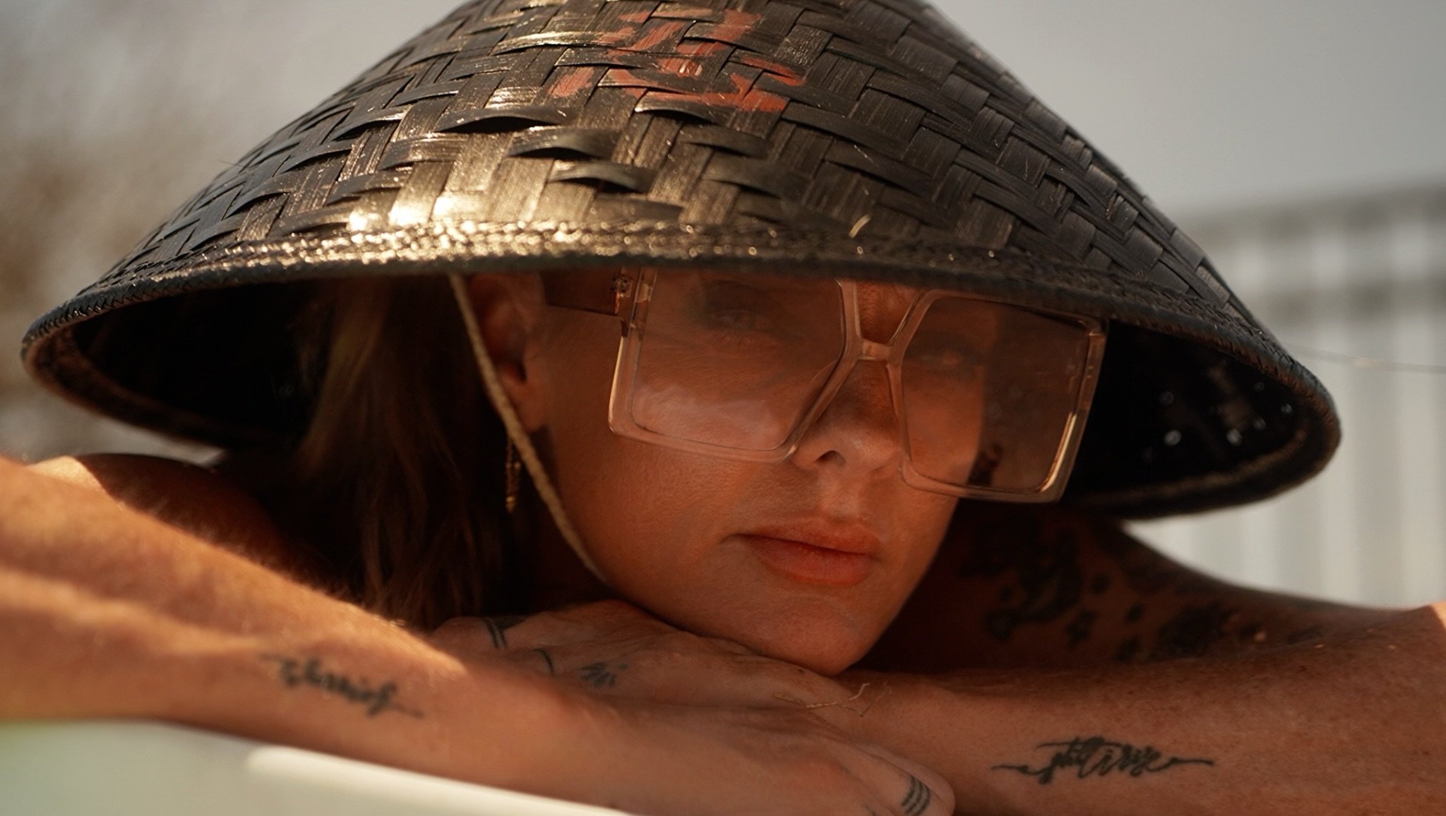 Coincidence that the translation for the symbol on the hat is tattooed on my arm? 

I think not. 

#iykyk #2026hasbeenwild #summer #texassun