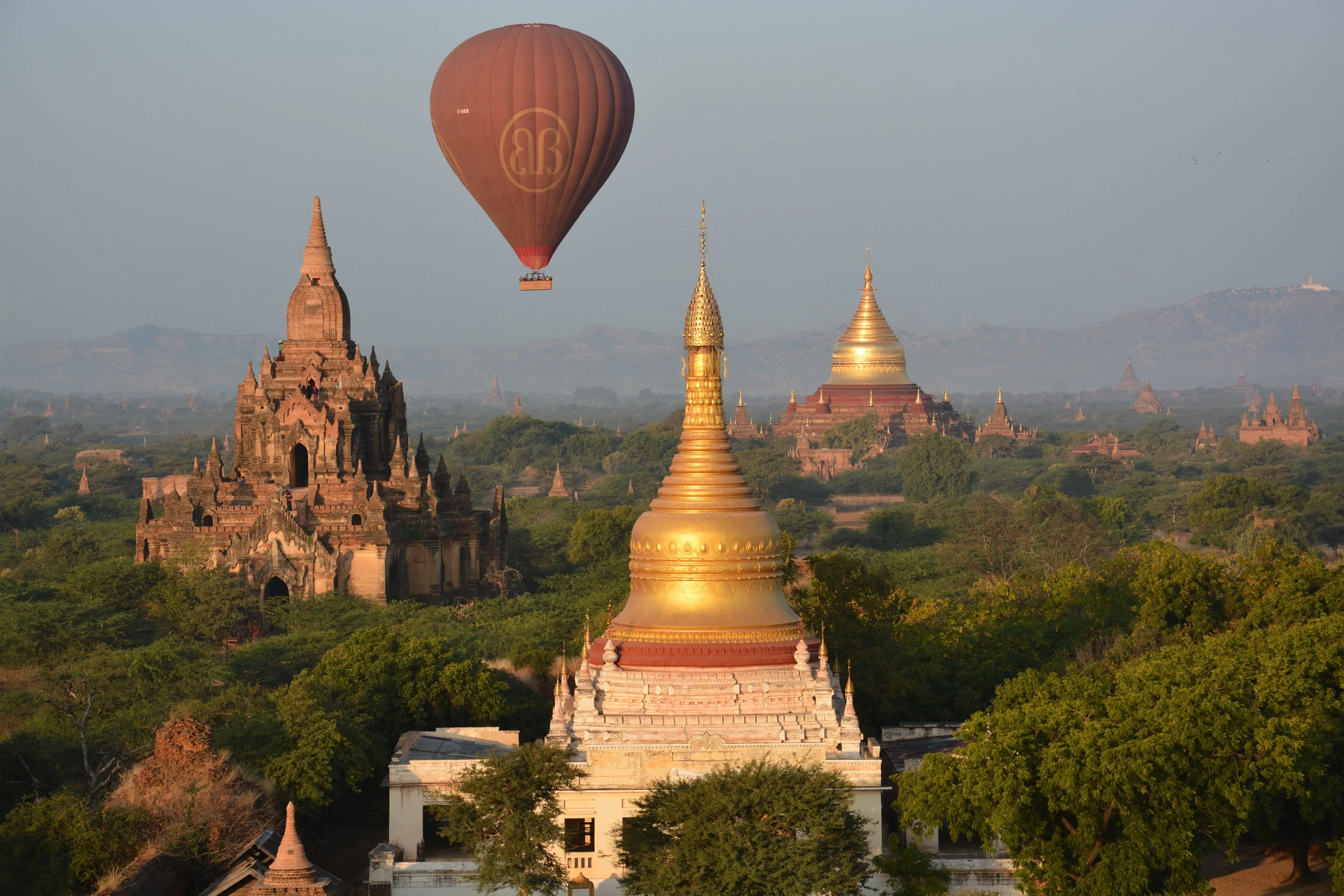 This hot air balloon ride in Bagan, Myanmar, is still one of the most amazing things I’ve ever done.