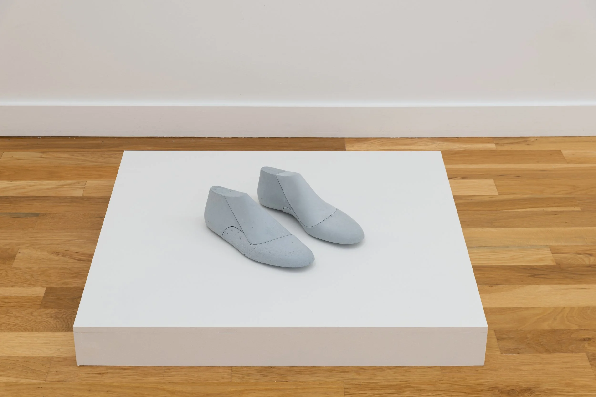 Gordon Hall Shoe Lasts (Brother Arnold) , 2025 Cast concrete 4 x 12 x 4 1/4 in. 10.2 x 30.5 x 10.8 cm. (each, set of two)
