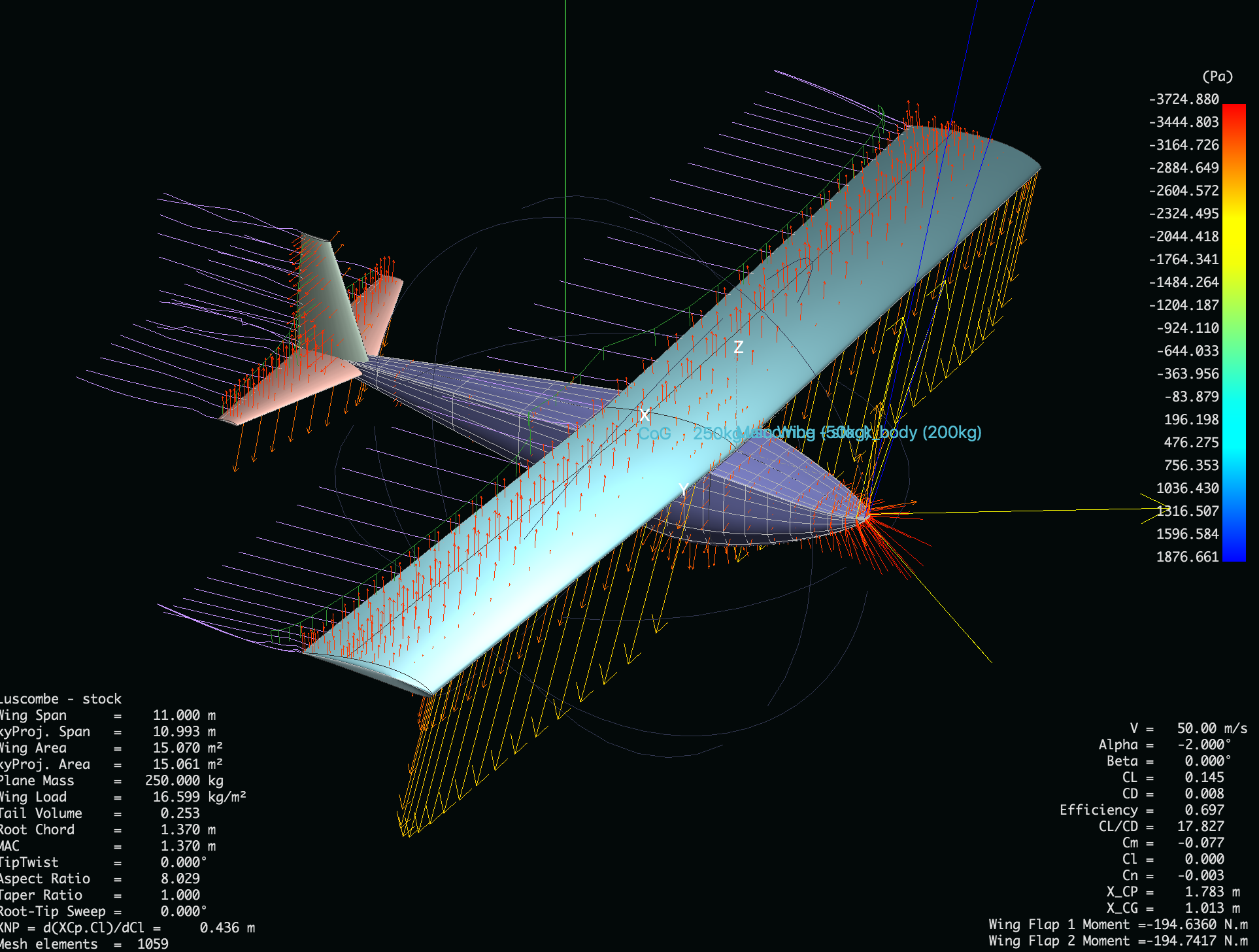 preparing aerodynamic model for full-size aircraft modifications