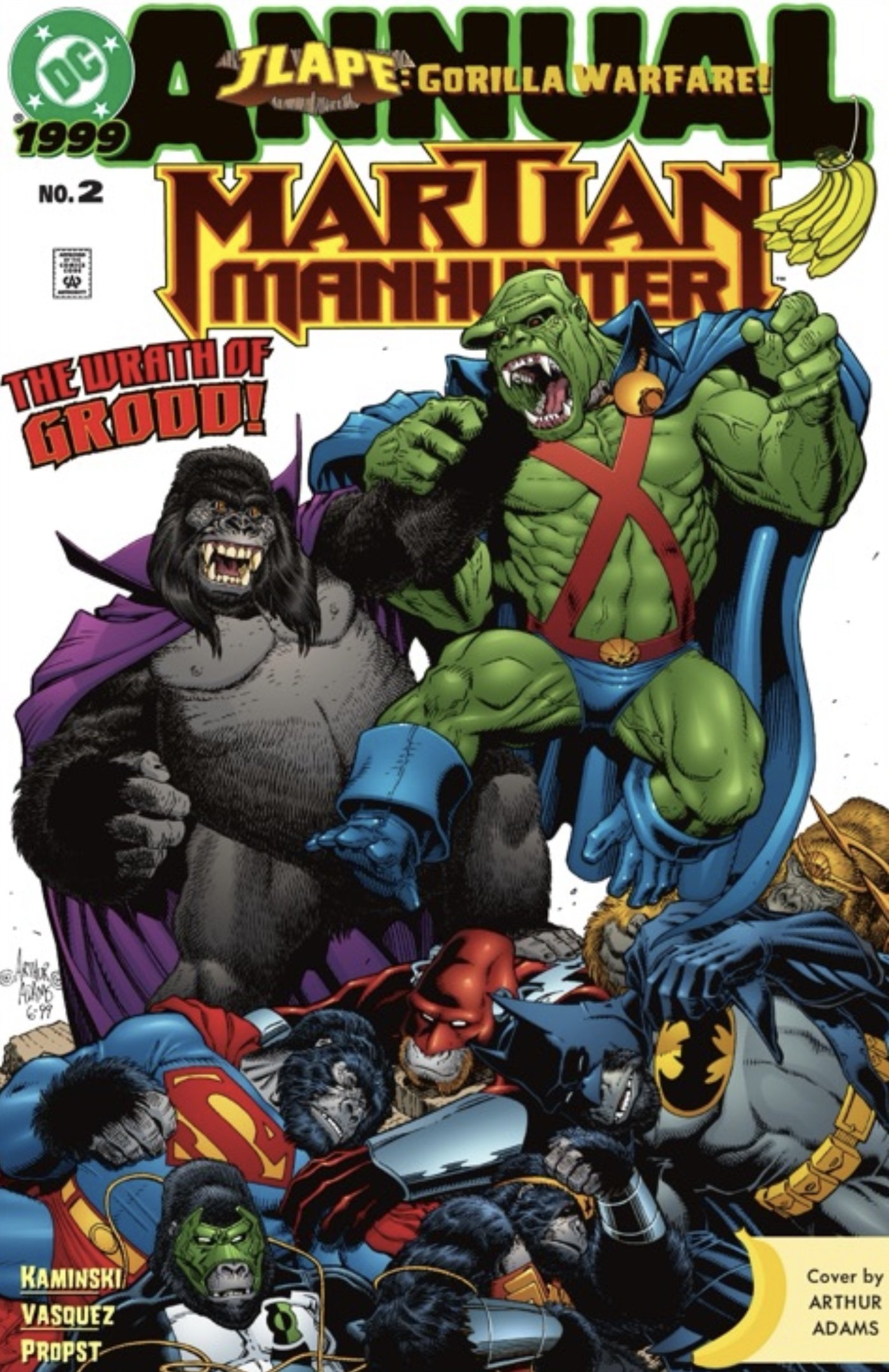 Dial F for Flanger 26 - JLApril 2024 Gorilla Warfare part 8 Martian Manhunter Annual 2