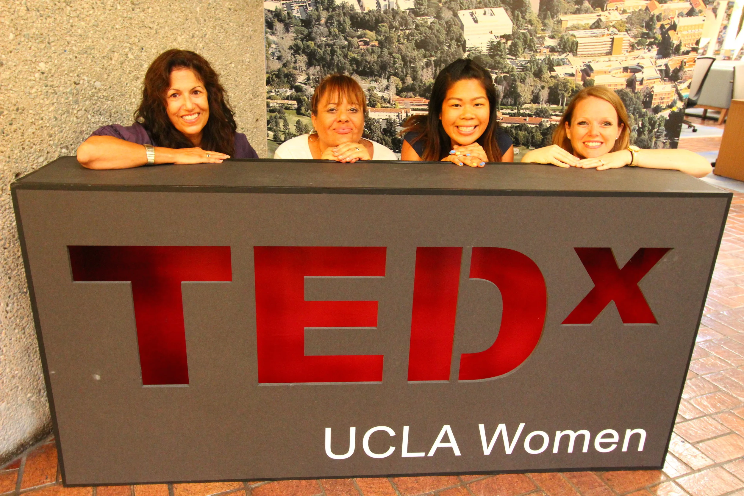  The TEDxUCLA team takes a break 