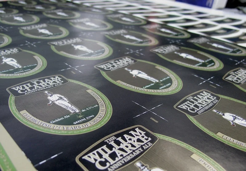 The limited edition 'William Clarke Celebratory Ale' was created specifically for the 2013 Ashes held at the world renowned Trent Bridge Cricket Ground. The packaging reflects a premium, traditional style with the wreath circulating the label representing Willow trees used to create English cricket bats. Illustration courtesy of Trent Bridge.