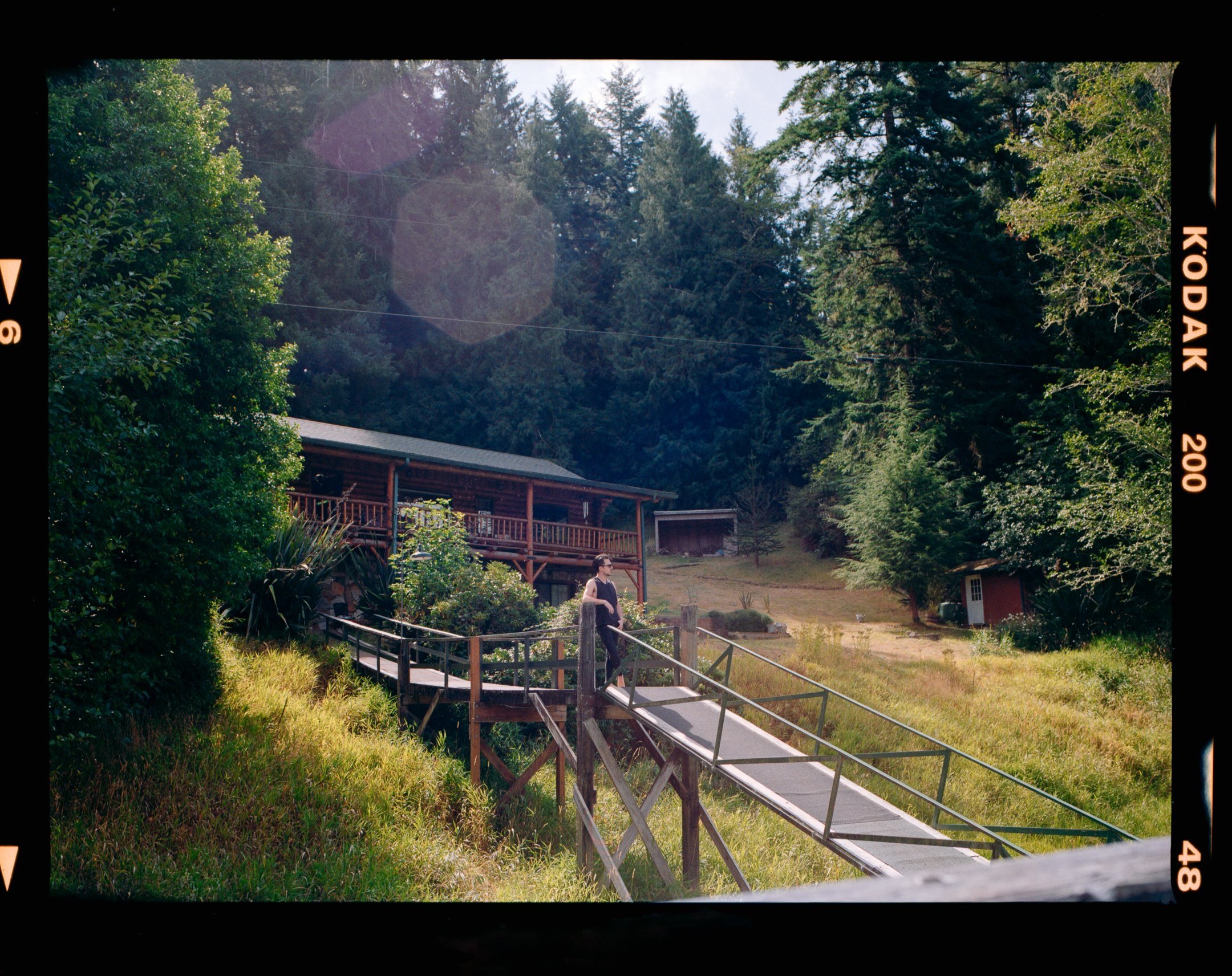 oliver in lakeside | mamiya 645, kodak 200
