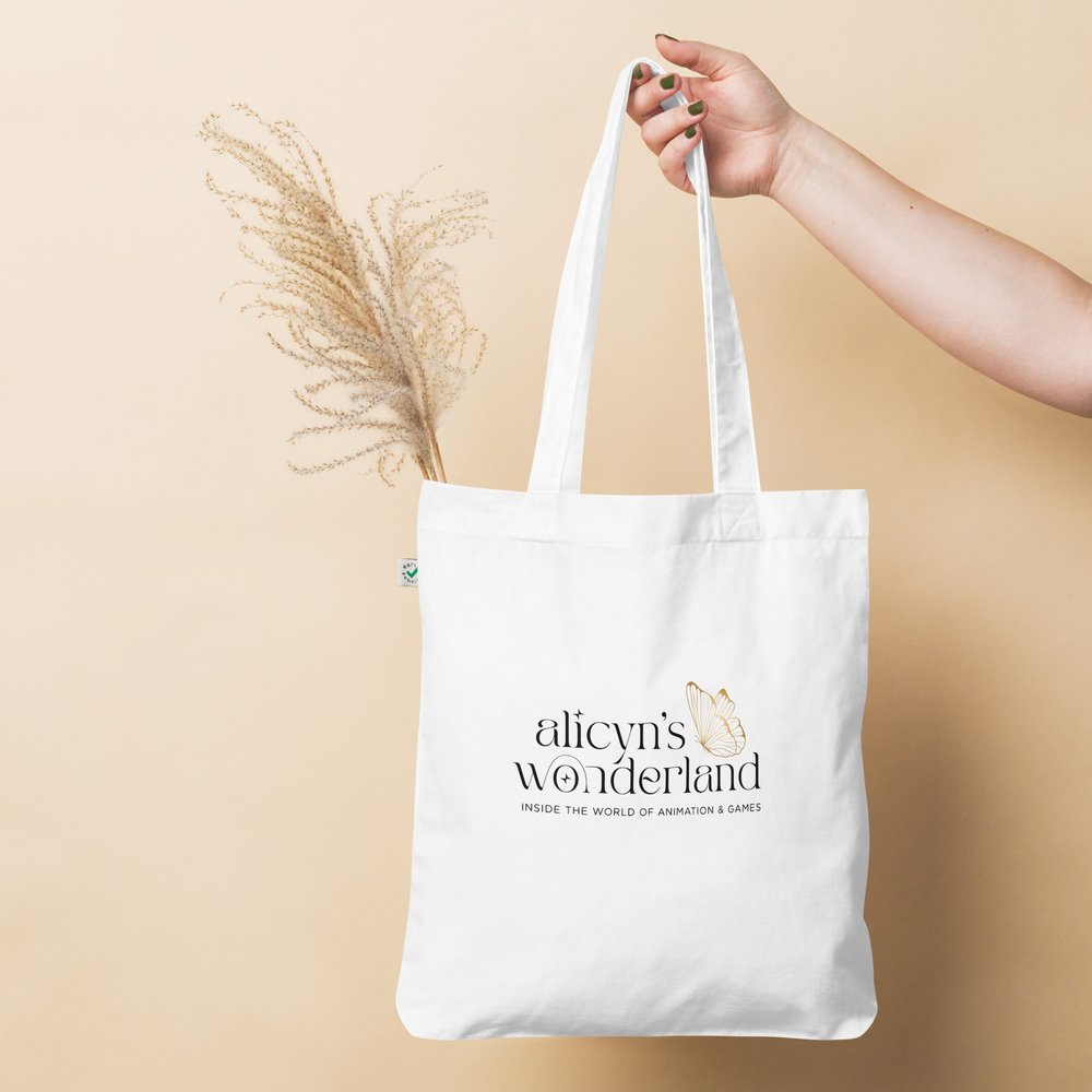 Wonderland Organic fashion tote bag — Alicyn Packard