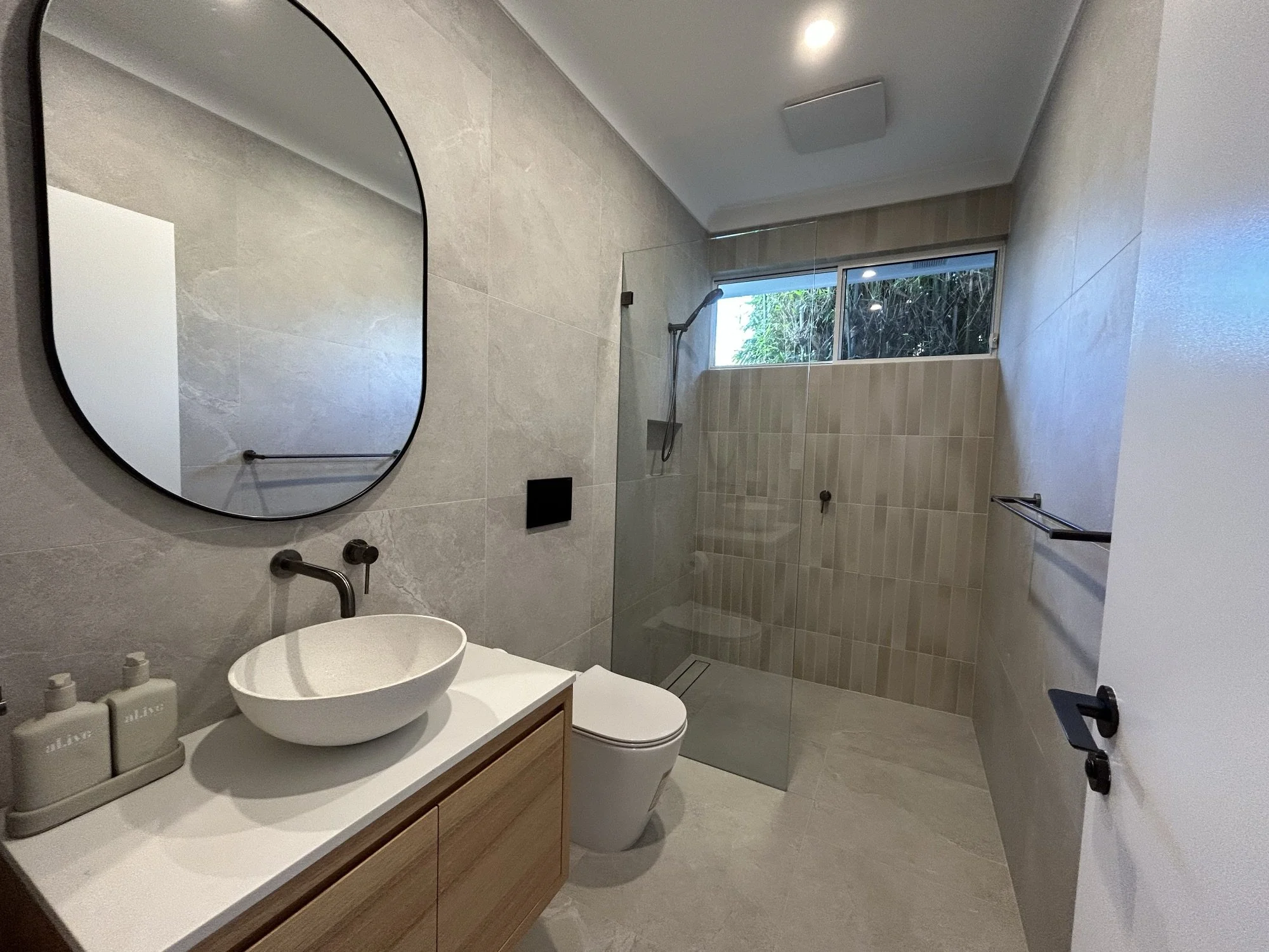 Renovated bathroom