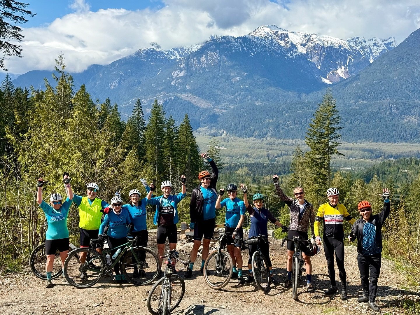 As road season officially starts this week, we had our gravel season closer this past Saturday in Squamish. We&rsquo;ve had a solid group of gravel cyclists out almost every weekend during the fall and winter.  Thank you to James for leading the grav