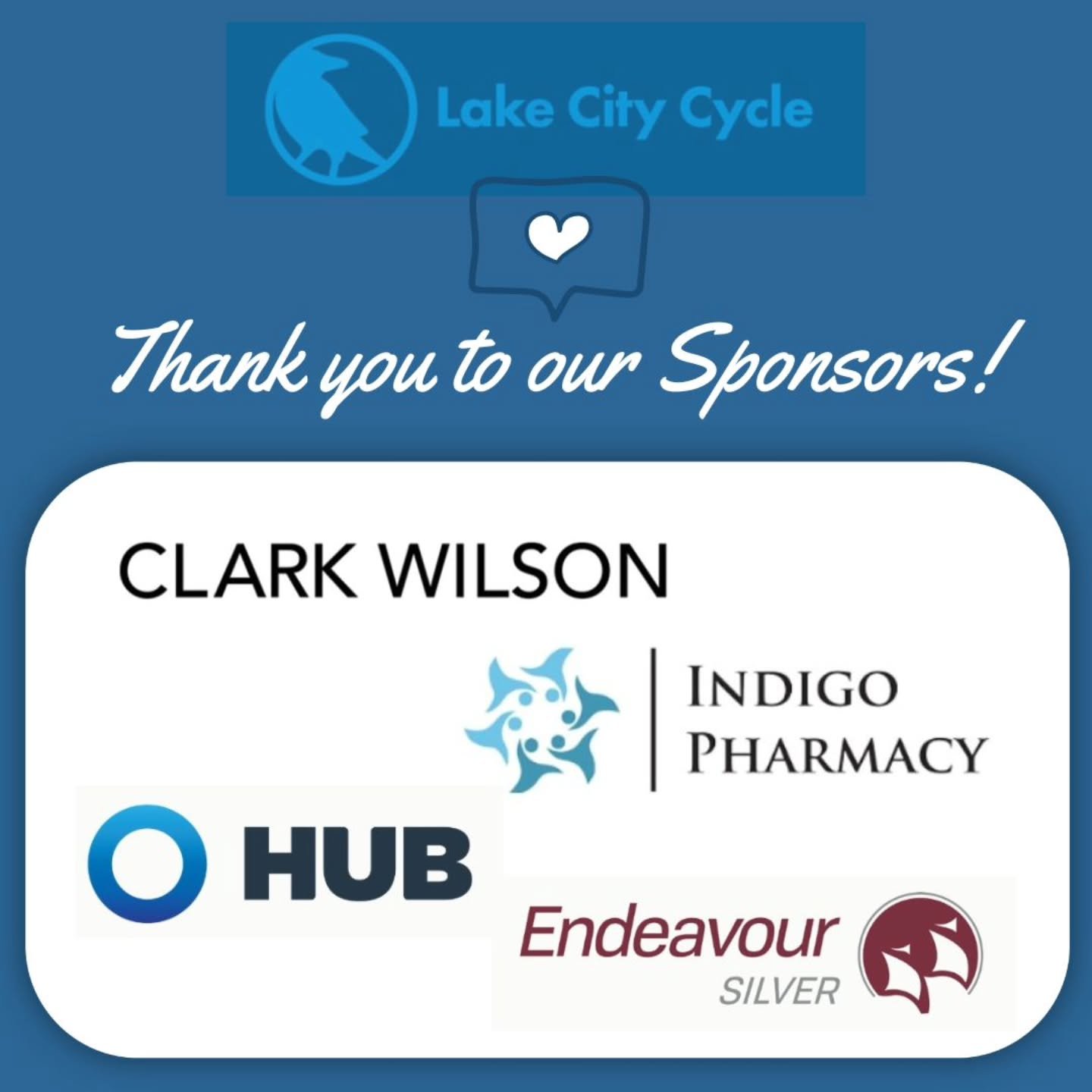 We are incredibly grateful for the support of our AMAZING sponsors - thank you! With your help, we continue to grow, promote health, and bring cyclists together. 🚲
Please visit our sponsors page in our bio to learn more!