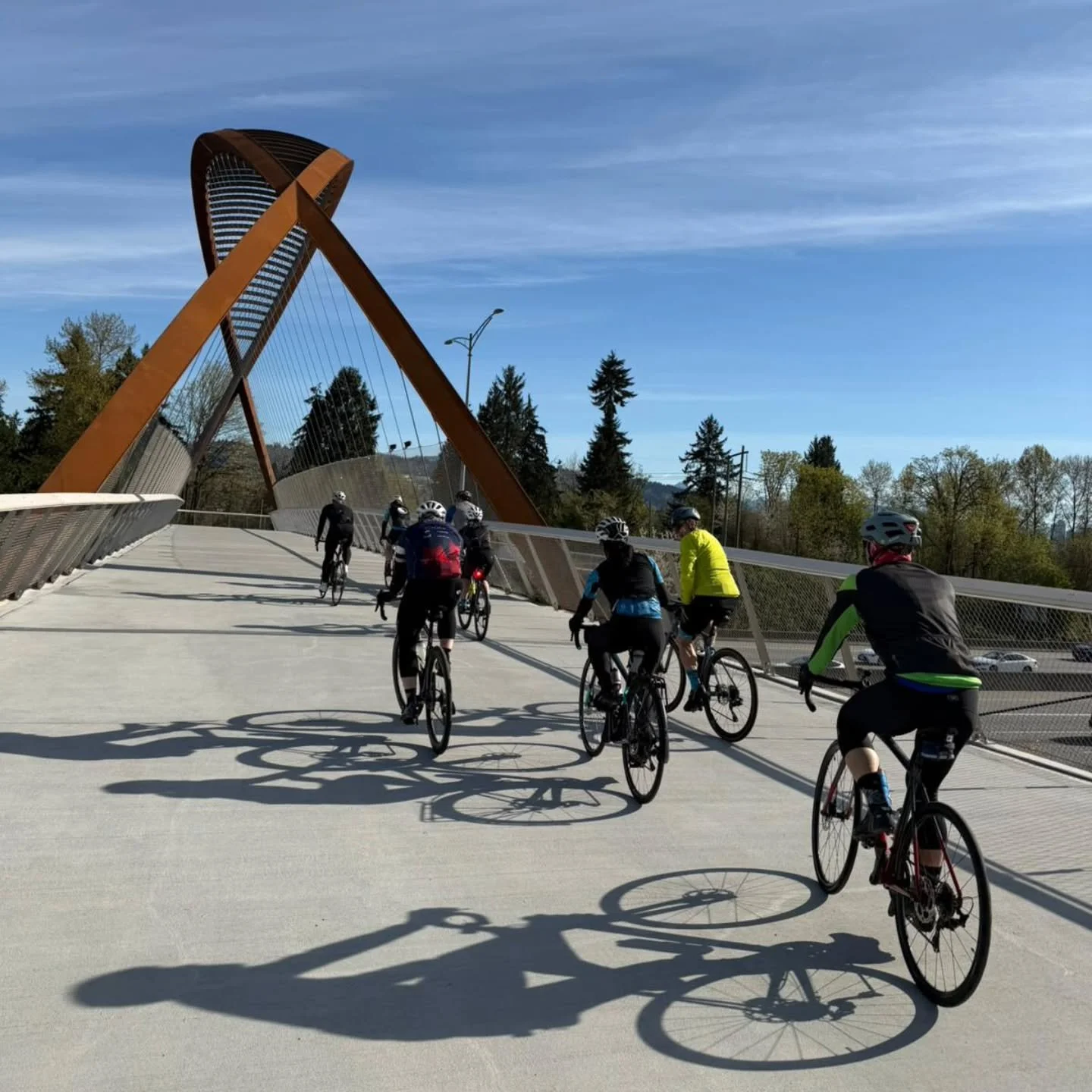 Ride Leaders and new members ride...getting ready for the road season opener! 🙌🚲