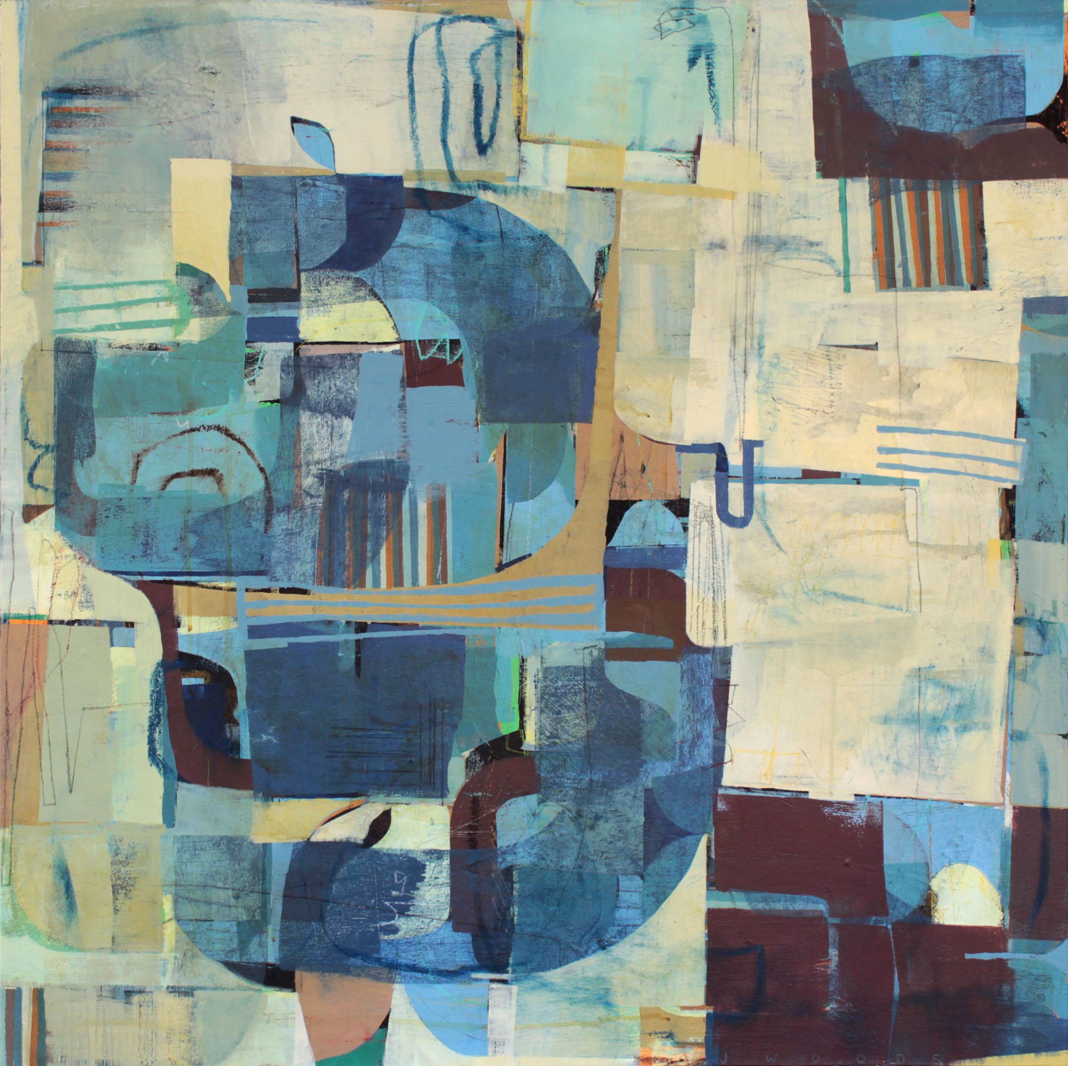 Artist Judy Woods - Original Mixedmedia Abstract Paintings