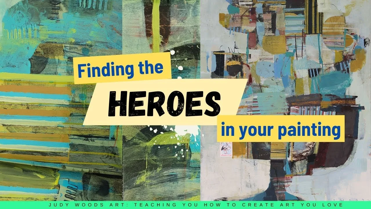 How to Find the Colour and Shape Heroes in Your Abstract Painting
