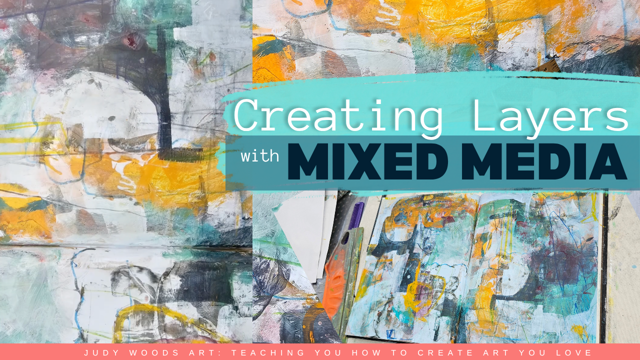 1 Hour Art: Creating Layers Of Mixed Media