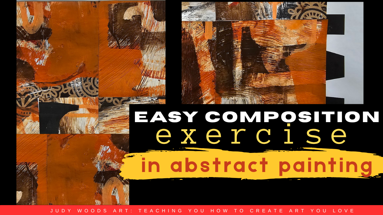Create Structure &amp; Variety in your Abstract Art with this Easy Method