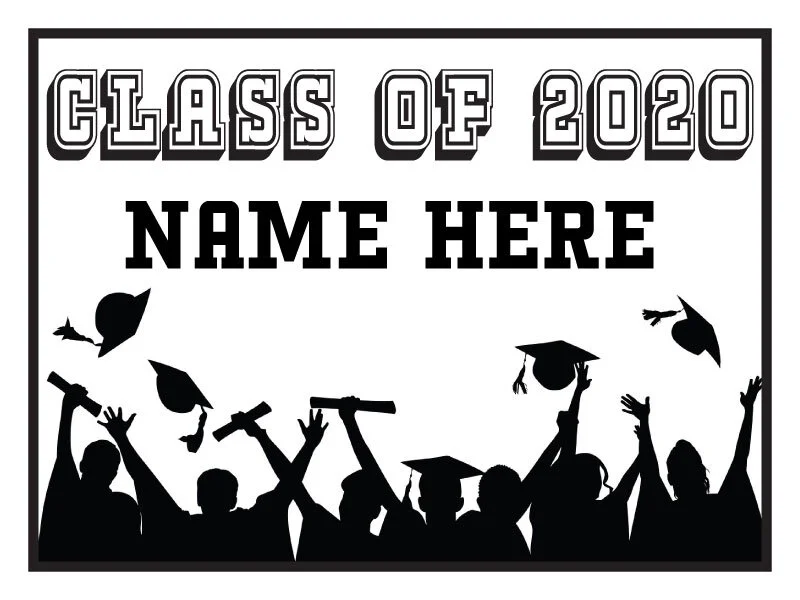 Graduation Yard Sign