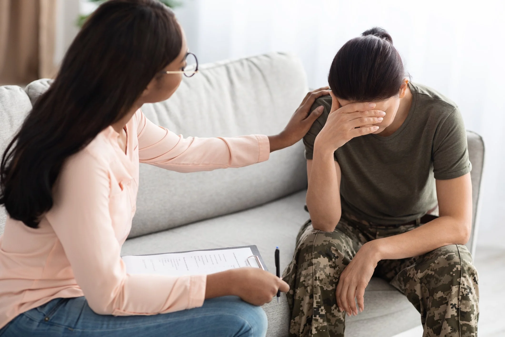 Does session frequency matter? The case of PTSD