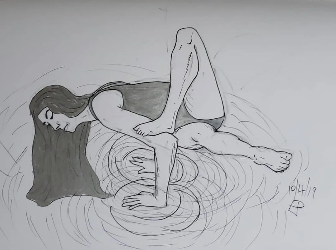 Inktober, pen and ink 8"X10" 2019