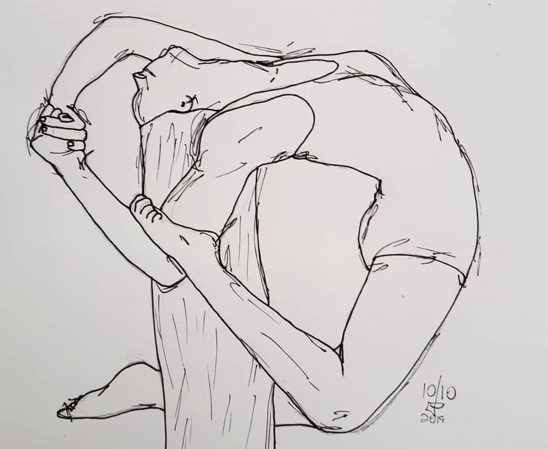 Inktober, pen and ink 8"X10" 2019