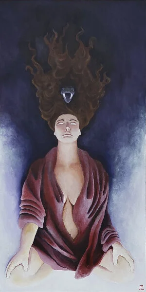 Power: Acrylic on canvas 23.5"X48", 2020. $3000