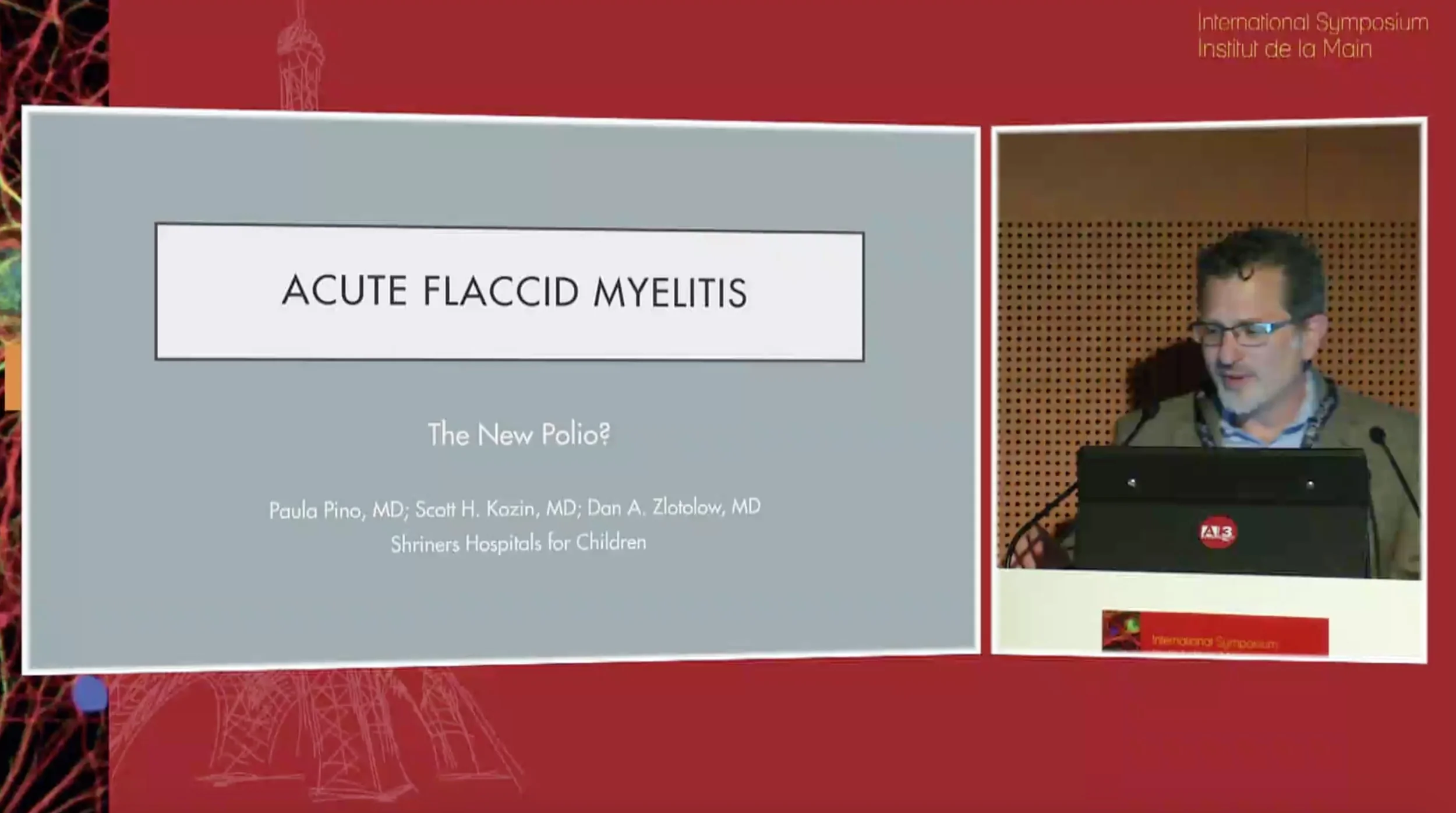 Dr. Zlotolow Presents on Acute Flaccid Myelitis at the Peripheral Nerve Reconstruction Meeting in Paris