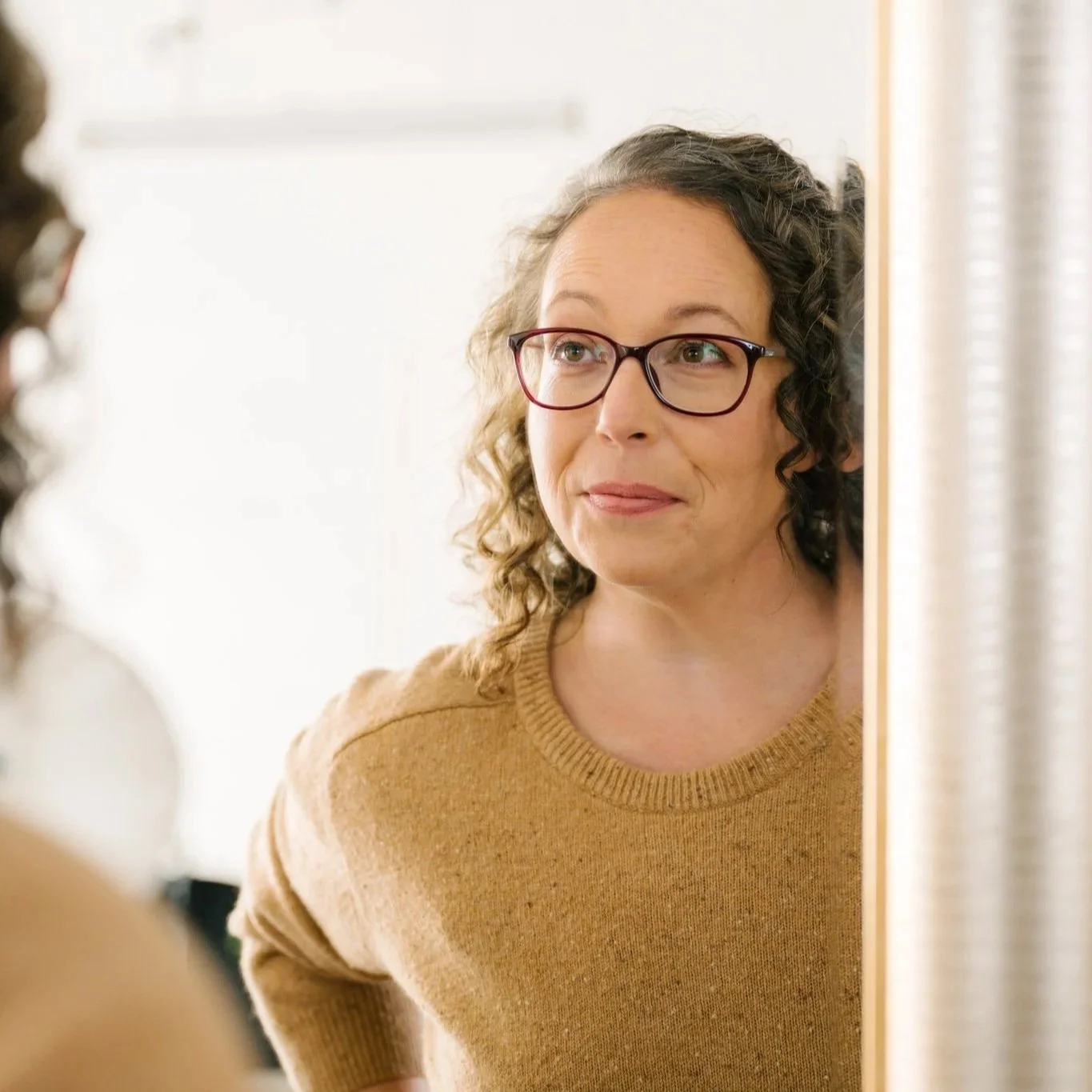 The mirror doesn't lie