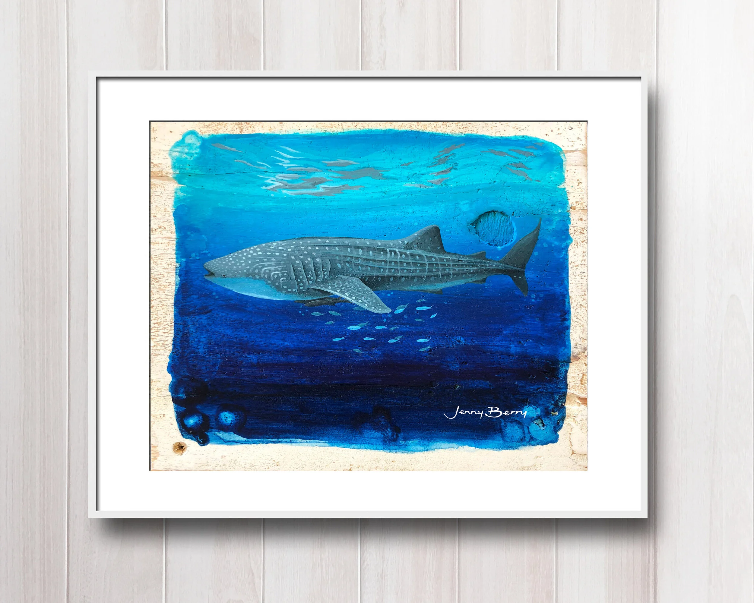 Whaleshark Framed on wall.jpg