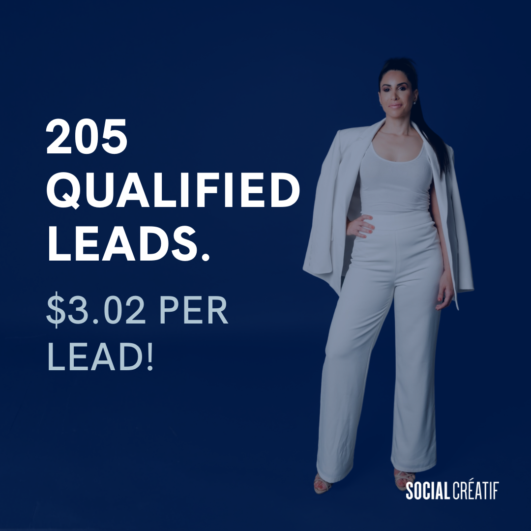 205 QUALIFIED LEADS AT $3.02 PER LEAD