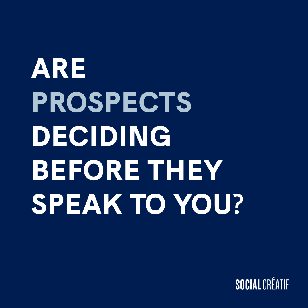 THE DEAL IS DECIDED BEFORE THE FIRST CALL