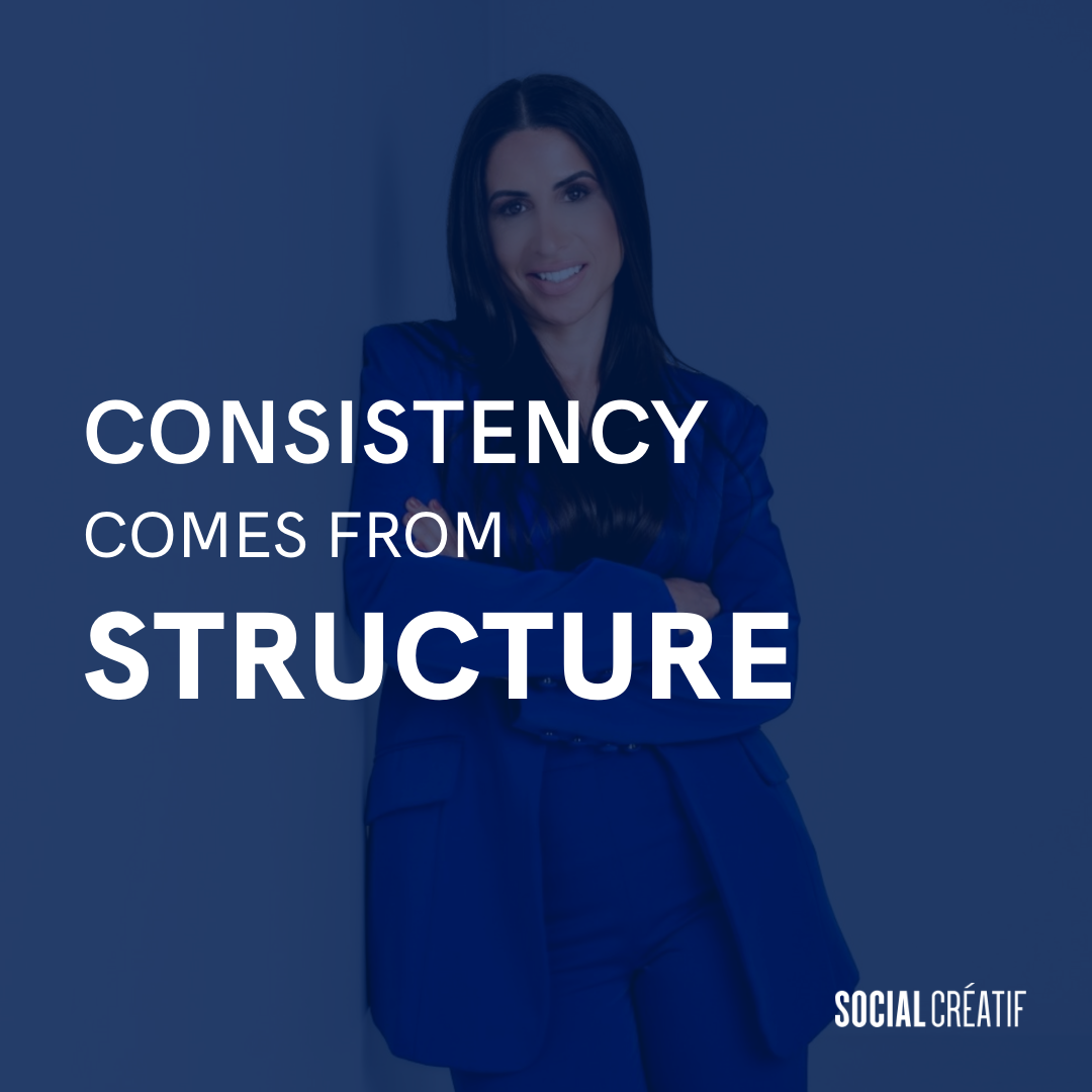 CONSISTENCY IS NOT A PERSONALITY TRAIT. IT’S A SYSTEM.
