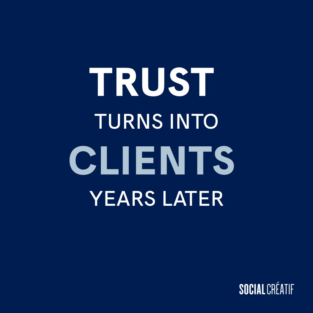 TRUST BUILDS DEALS YEARS LATER