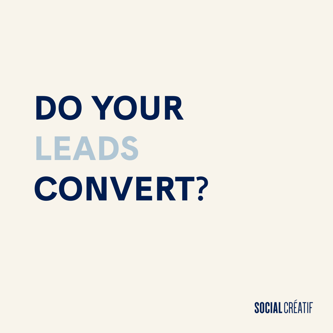 WANT SALES AND NOT JUST LEADS?