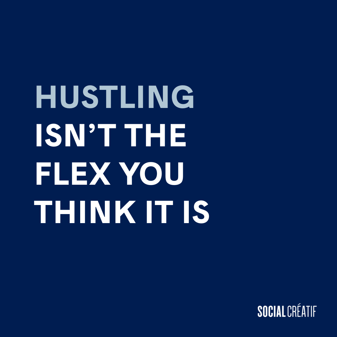 BUSY DOESN’T EQUAL SALES