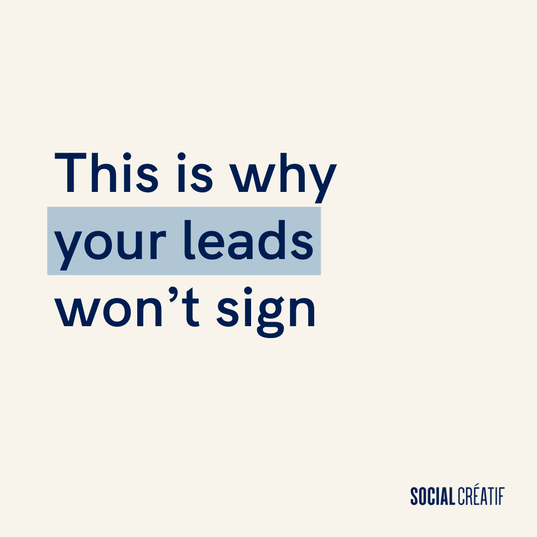 LEADS DON’T FAIL, PIPELINES DO