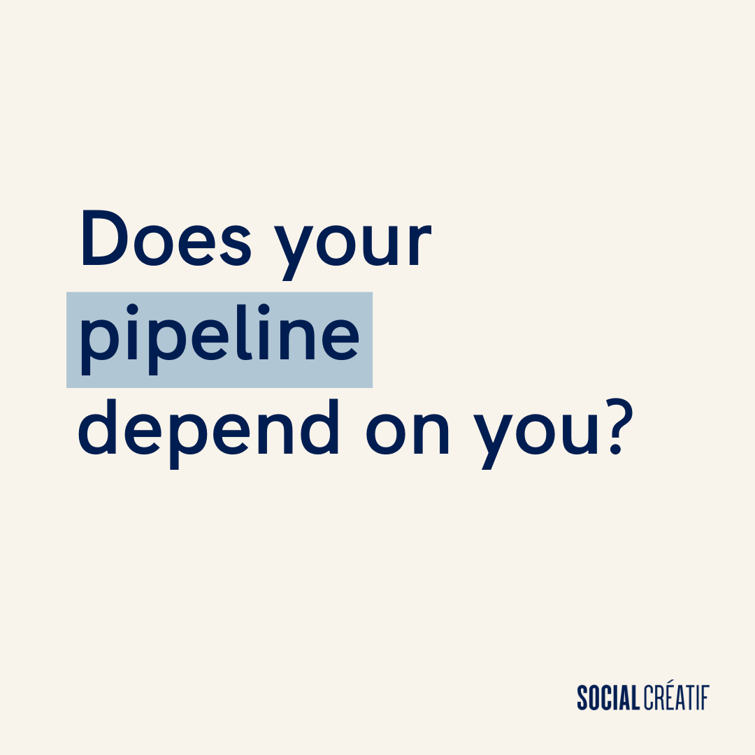 WHEN LEADS DEPEND ON YOU, GROWTH STALLS