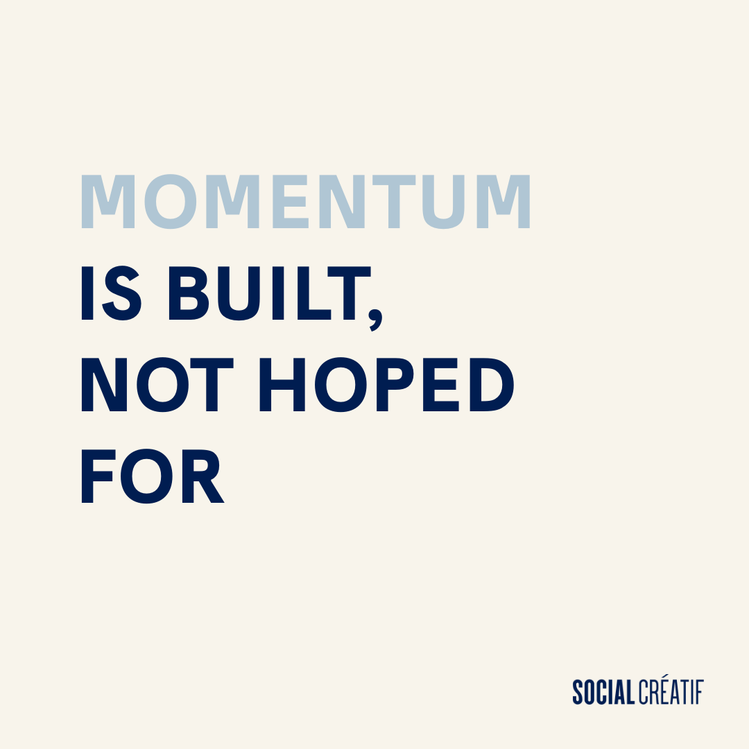THIS IS WHAT BUILDS REAL MOMENTUM