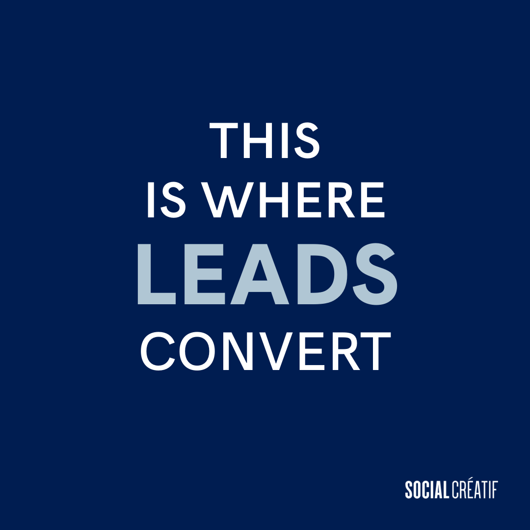 THIS IS WHERE CONVERSIONS ACTUALLY HAPPEN