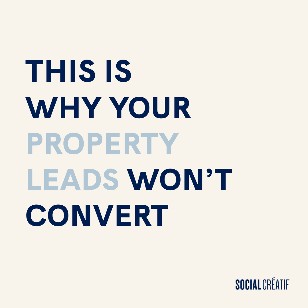 MORE PROPERTY LEADS WON’T FIX A BROKEN PROCESS