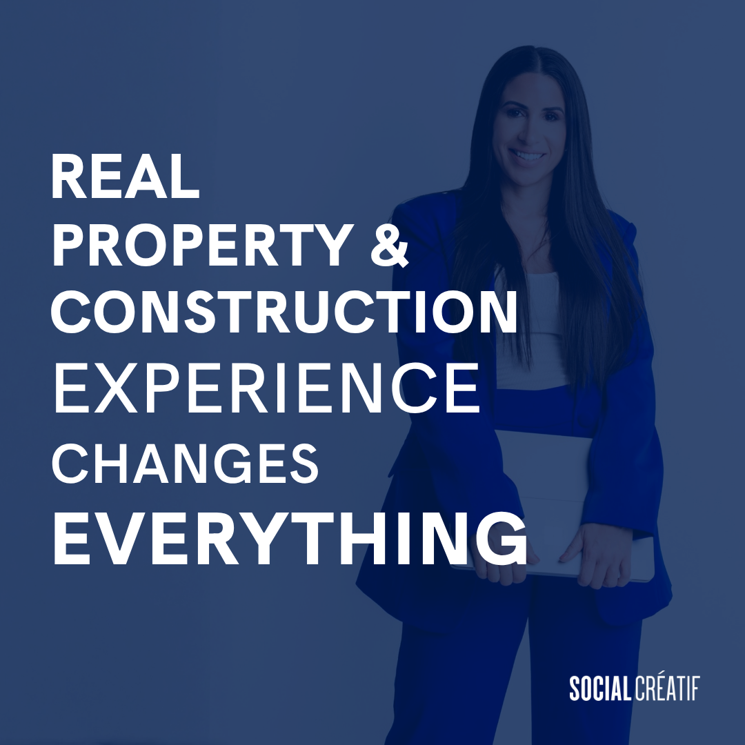 I HAVE SEEN BOTH SIDES OF THE PROPERTY INDUSTRY